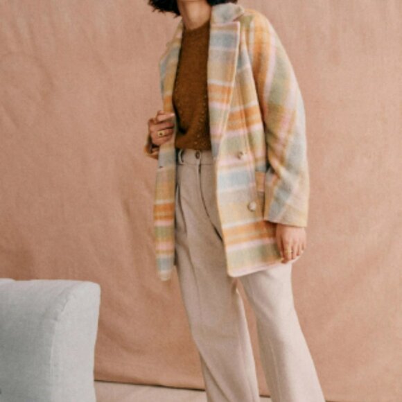 Sezane Harry Coat Sz 34 - Picture 1 of 7